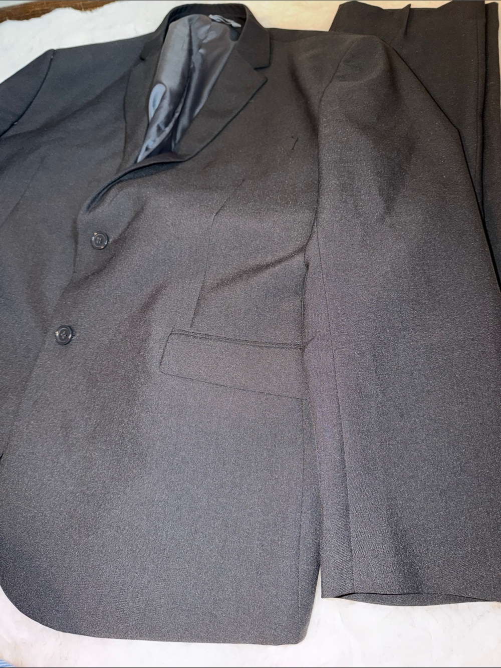 Men's 50R 44X30 Gray 2 Pc Suit